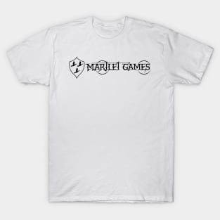 Martlet Games Black Basic Logo T-Shirt